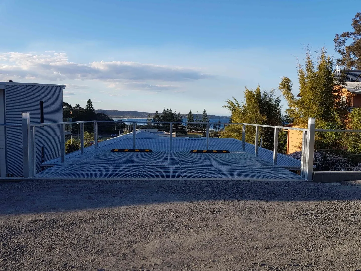 Galvanized Parking Platform